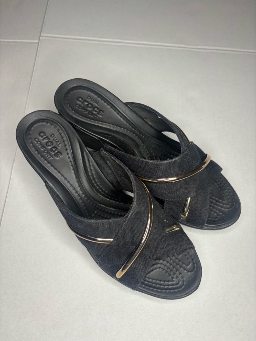 Crocs heels - size 7